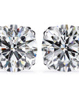Cercei Stud Excalibur cu Moissanite Tăietură Briliant de 2.5 ct din - Castelo.ro