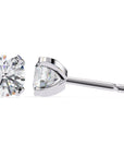 Cercei Stud L'Arte din Aur 14k cu Diamante Naturale Tăietură Briliant de 2.5 ct din 14K Aur Alb - Castelo.ro