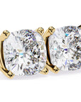 Cercei Stud Majestic cu Moissanite Tăietură Briliant de 2.5 ct din 18K Aur Galben - Castelo.ro