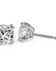 Cercei Stud Monaco cu Moissanite Tăietură Cushion Square de 2.2 ct din - Castelo.ro