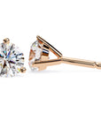 Cercei Stud din Aur 14k Cu Diamante Naturale Tăietură Briliant de 2.5 ct din - Castelo.ro