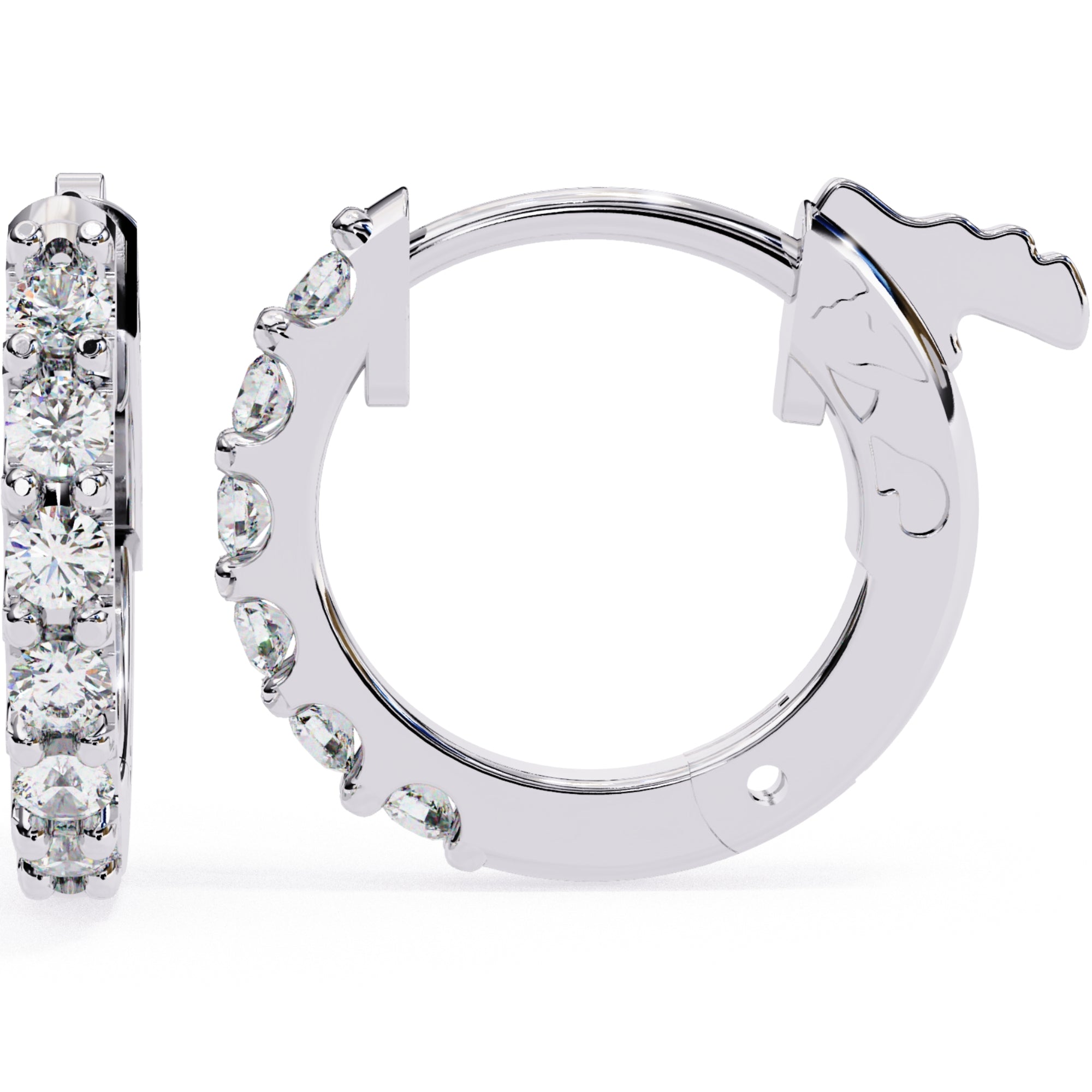 Cercei Voyage cu Diamante Create în Laborator de 0.36 ct din - Castelo.ro