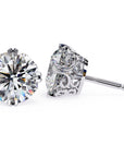 Cercei Stud La Reina cu Moissanite Tăietură Briliant de 2.5 ct din - Castelo.ro