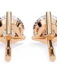 Cercei Stud din Aur 14k Cu Diamante Naturale Tăietură Briliant de 2.5 ct din - Castelo.ro