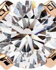 Cercei Stud L'Arte din Aur 14k cu Diamante Naturale Tăietură Briliant de 2.5 ct din 14K Aur Roz - Castelo.ro