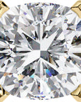 Cercei Stud Majestic cu Moissanite Tăietură Briliant de 2.5 ct din 18K Aur Galben - Castelo.ro