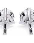 Cercei Stud din Aur 14k Cu Diamante Naturale Tăietură Briliant de 2.5 ct din - Castelo.ro