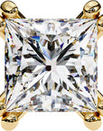 Cercei Stud Lumiere din Aur 14k cu Diamante Create în Laborator Tăietură Princess de 3 ct din 14K Aur Galben - Castelo.ro