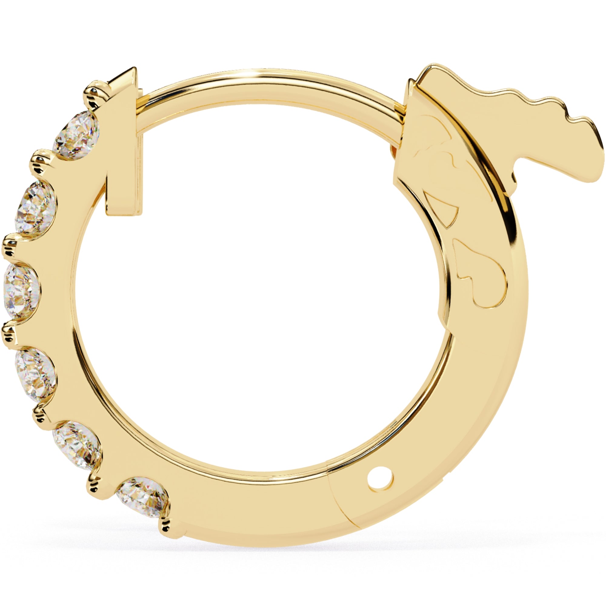 Cercei Voyage cu Diamante Create în Laborator de 0.36 ct din 18K Aur Galben - Castelo.ro