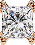 Cercei Stud Lumiere din Aur 14k cu Diamante Create în Laborator Tăietură Princess de 3 ct din 14K Aur Roz - Castelo.ro