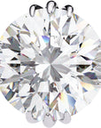 Cercei Stud Imperial din Aur 14k cu Moissanite Tăietură Briliant de 2.8 ct din 14K Aur Alb - Castelo.ro