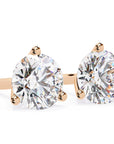 Cercei Stud din Aur 14k Cu Diamante Naturale Tăietură Briliant de 2.5 ct din - Castelo.ro