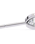 Cercei Stud L'Arte din Aur 14k cu Diamante Naturale Tăietură Briliant de 2.5 ct din 14K Aur Alb - Castelo.ro