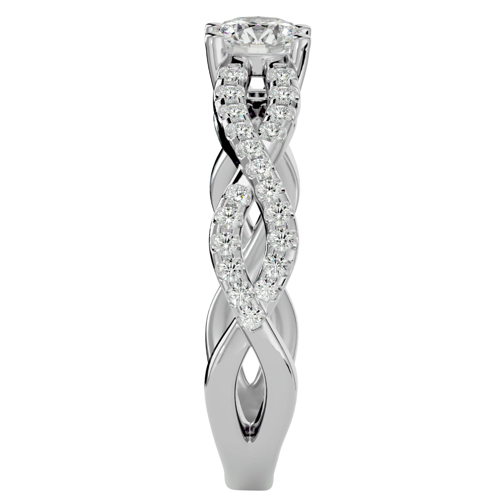 Inel De Logodnă Forever cu Diamante Create în Laborator Solitaire de 0.69 ct din Platina - Castelo.ro