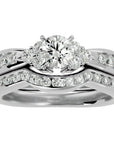 Inel Charme de l'Orient cu Diamante Create în Laborator Pavé de 1.53 ct din Platina - Castelo.ro