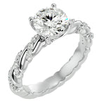 Inel de Logodnă cu Diamante Create în Laborator Tăietură Rotund Brilliant de 1.78 ct din Platina - Castelo.ro