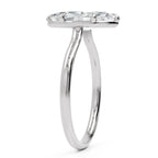 Inel de Logodnă din Aur 14k cu Diamant Marquise Creat în Laborator de 1.3 ct din 14k Aur Alb - Castelo.ro