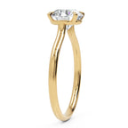 Inel de Logodnă din Aur 18k cu Diamant Creat în Laborator Solitaire Rotund de 1.5 ct din 18k Aur Galben - Castelo.ro