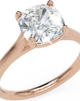 Inel de Logodnă Duchesse Céleste din Aur 14k cu Moissanite Cushion de 1.53 ct