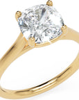 Inel de Logodnă Duchesse Céleste din Aur 14k cu Moissanite Cushion de 1.53 ct