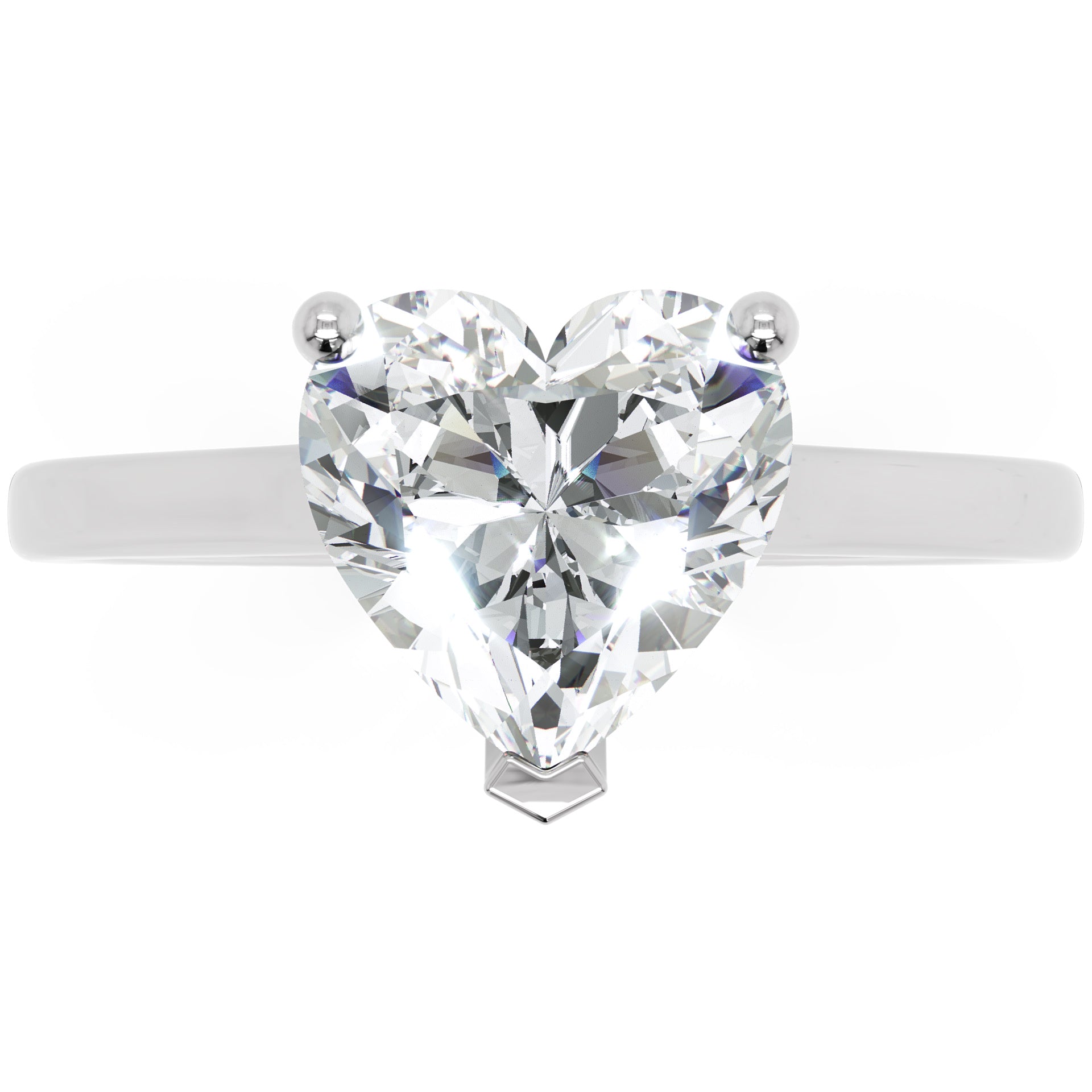 Inel de Logodnă Duchesse Cœur cu Diamant Natural Inimă de 1.50 ct