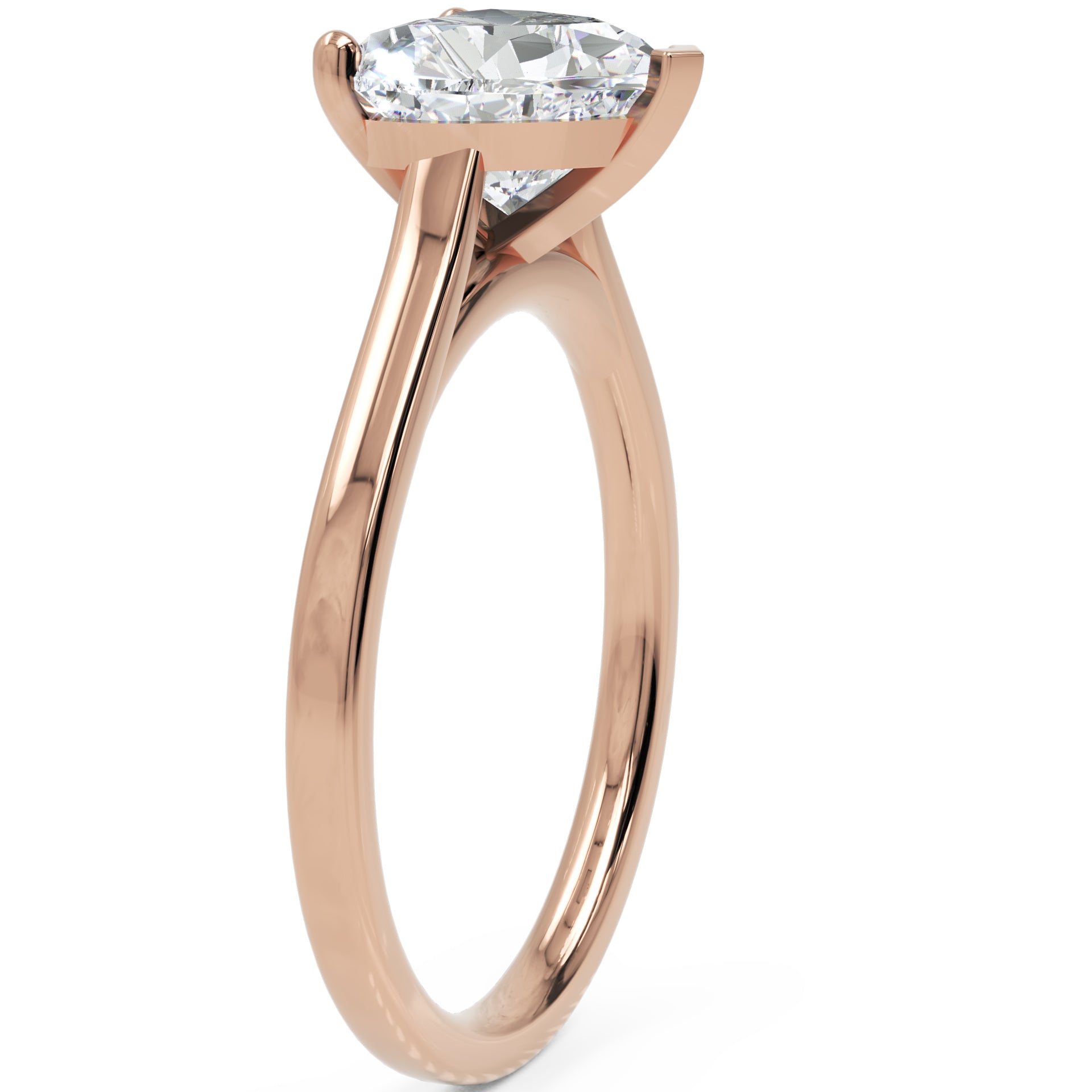 Inel de Logodnă Duchesse Cœur cu Diamant Natural Inimă de 1.50 ct