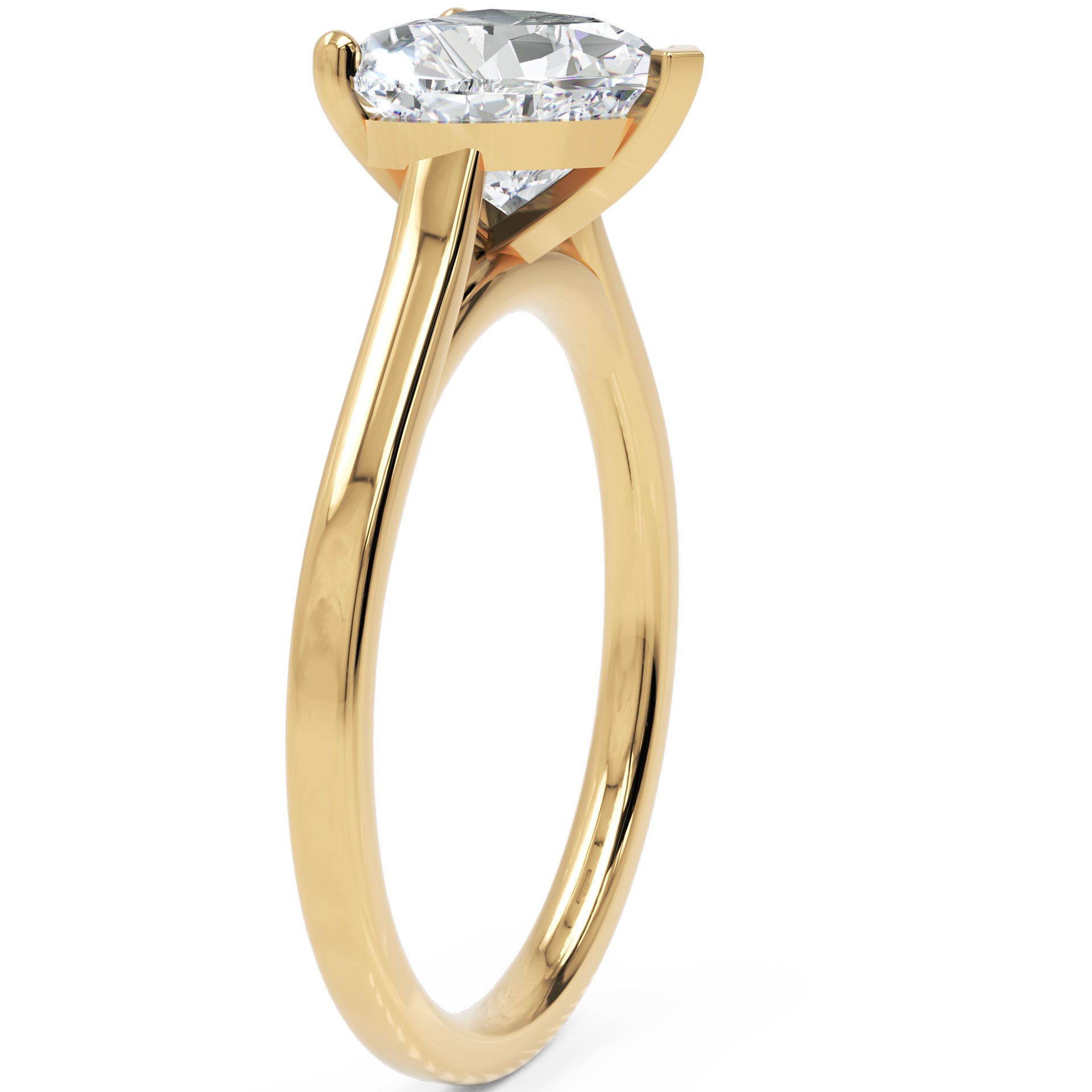Inel de Logodnă Duchesse Cœur cu Diamant Natural Inimă de 1.50 ct