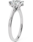 Inel de Logodnă Duchesse Éléonore din Aur 14k cu Moissanite Oval de 1.45 ct