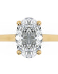 Inel de Logodnă Duchesse Éléonore din Aur 14k cu Moissanite Oval de 1.45 ct