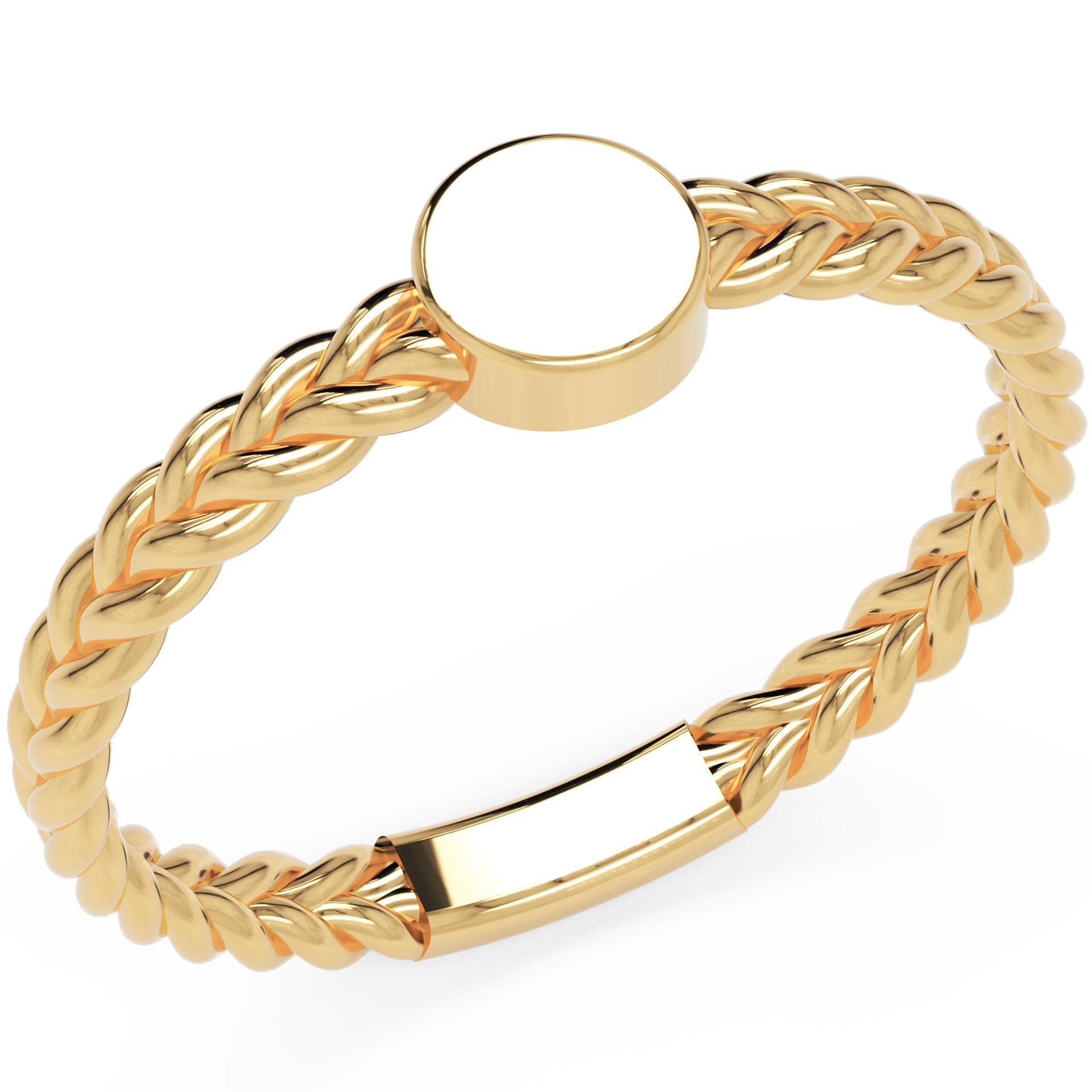 Inel Éloise Minimalist din Aur 14k din 14k Aur Galben - Castelo.ro