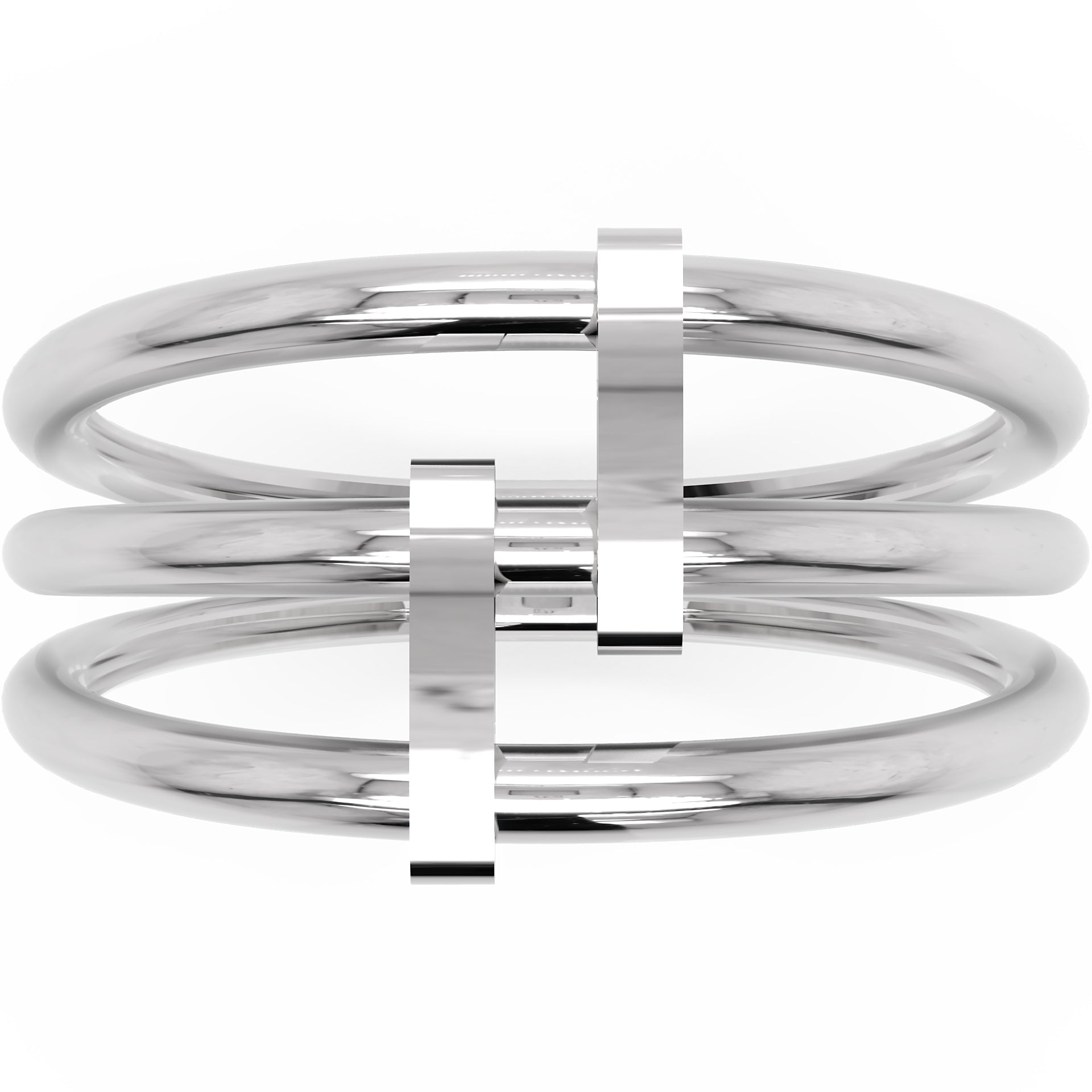 Inel Célestine Minimalist din Aur 14k din 14k Aur Alb - Castelo.ro