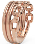 Inel Céleste Tressé Minimalist din Aur 14k din - Castelo.ro