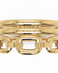 Inel Céleste Tressé Minimalist din Aur 14k din - Castelo.ro