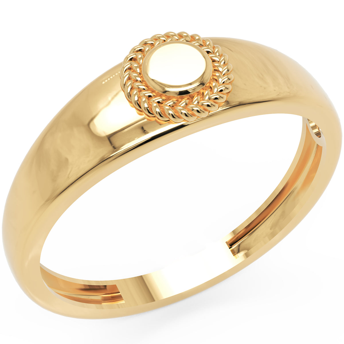 Inel Rosalie Minimalist din Aur 14k din 14k Aur Galben - Castelo.ro