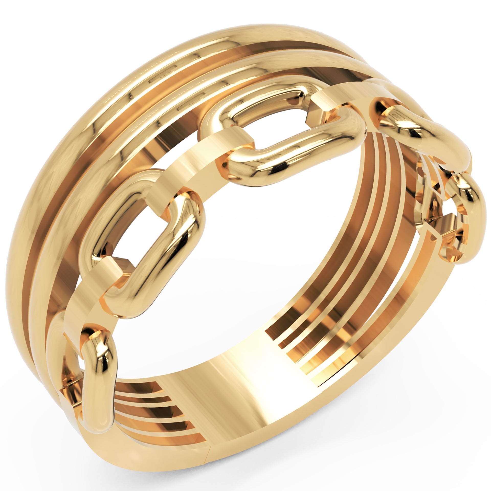 Inel Céleste Tressé Minimalist din Aur 14k din - Castelo.ro