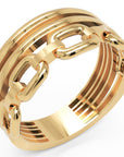 Inel Céleste Tressé Minimalist din Aur 14k din - Castelo.ro