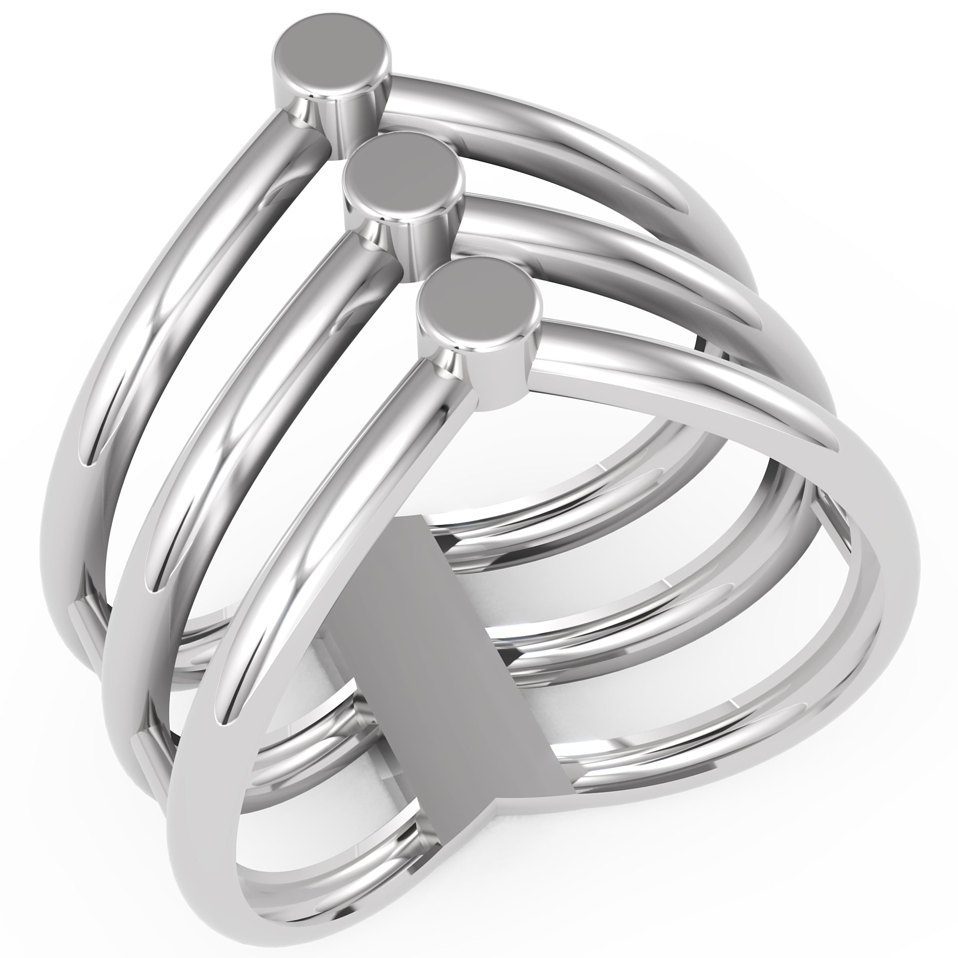 Inel Aurelia Chevron Minimalist din Aur 18k