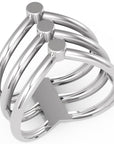 Inel Aurelia Chevron Minimalist din Aur 18k