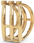 Inel Aurelia Chevron Minimalist din Aur 18k