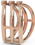 Inel Aurelia Chevron Minimalist din Aur 18k