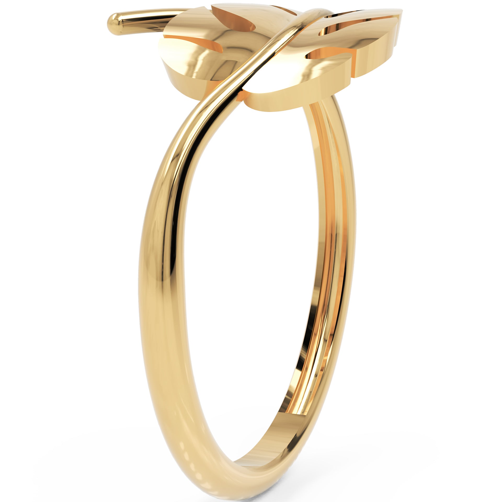 Inel Floréal Minimalist din Aur 18k