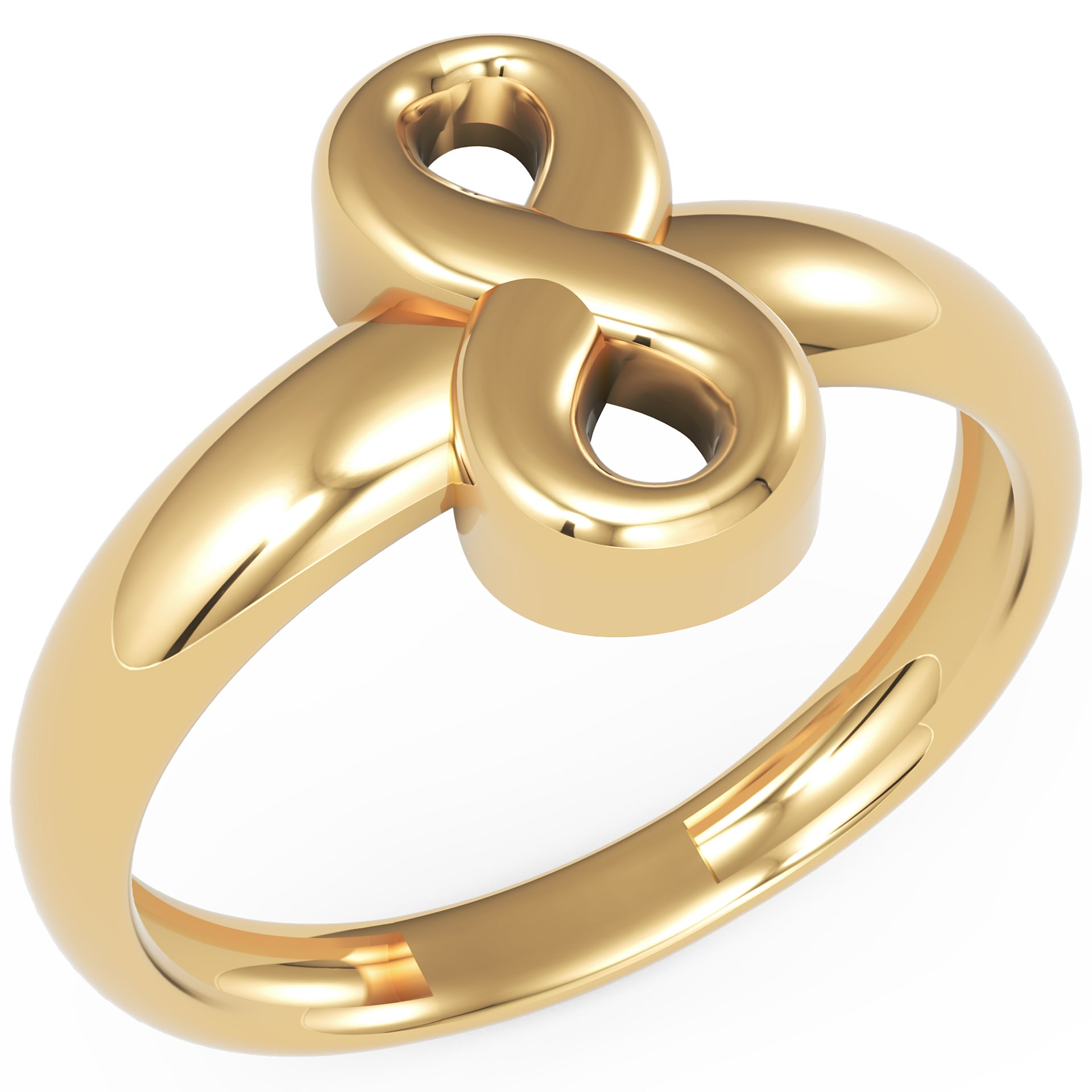 Inel L’Infini Minimalist din Aur 14k