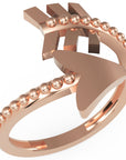 Inel Élise Minimalist din Aur 14k