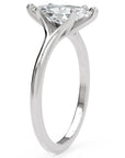 Inel de Logodnă Grimaldi din Aur 14k cu Diamant Natural Marquise de 1 ct din 14k Aur Alb - Castelo.ro