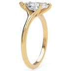 Inel de Logodnă Grimaldi din Aur 18k cu Moissanite Marquise de 1 ct din 18k Aur Galben - Castelo.ro