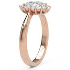 Inel de Logodnă Dorchester din Aur 14k cu Diamant Creat în Laborator Oval de 1.5 ct din 14k Aur Roz - Castelo.ro