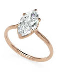 Inel de Logodnă din Aur 18k cu Diamant Marquise Natural de 1.3 ct