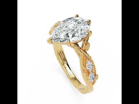 Belvedere PEAR 2.5 ct YG video