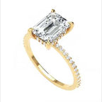 Mayfair EMERALD PAVE 2 ct YG video