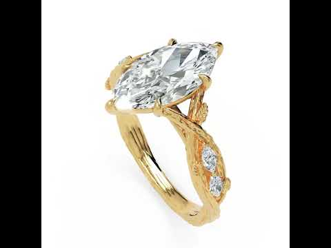 Monarch MARQUISE 2.5 ct YG video